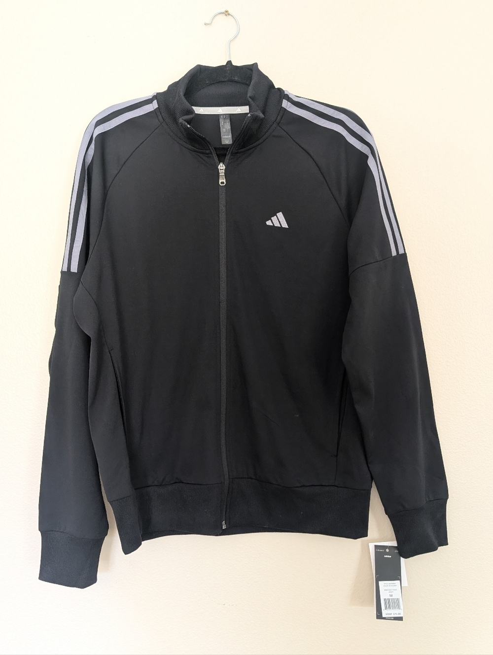 NWT Medium Adidas Black Zip Up